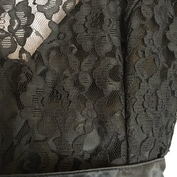 Vintage Gunne Sax dress Small Black 1980's-1990's - Picture 5 of 7